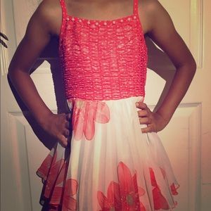 Beautiful Baby Red Flowy Flower Summer Dress!